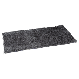 Teppich BB Shaggy 140 x 70 cm grau