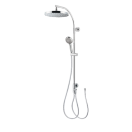Breuer Duschsystem 'Aquamaxx 320' chromfarben runde Kopfbrause, für separate Armatur
