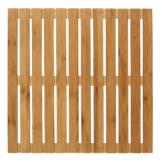 Wenko Badematte 'Indoor & Outdoor' Bambus 50 x 50 cm