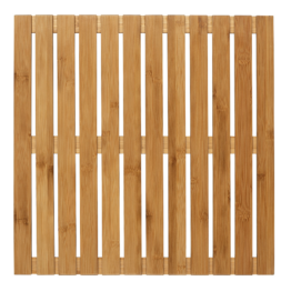 Wenko Badematte 'Indoor & Outdoor' Bambus 50 x 50 cm