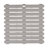 Wenko Duschmatte 'Indoor & Outdoor' Kunststoff taupe 55 x 55 cm