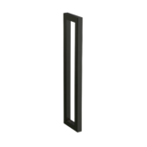 Wenko Handtuchhalter 'Reitani' matt schwarz 2 x 9 x 40 cm