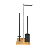 Wenko Stand WC-Garnitur 'Allegre' 3-in-1 Bambus/Rattan