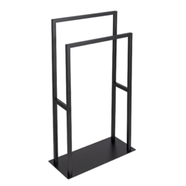 Wenko Handtuchständer 'Rivaltana' schwarz 2 Stangen 46 x 20 x 80 cm