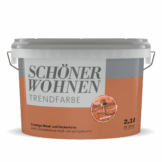 Schöner Wohnen Farbe Trendfarbe 'Arizona' orange matt 2,5 l