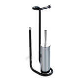 Wenko Stand WC-Garnitur 'Universalo' 3-in-1 schwarz