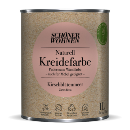 Schöner Wohnen Farbe Naturell Kreidefarbe 'Kirschblütenmeer' rosa matt 1 l