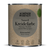 Schöner Wohnen Farbe Naturell Kreidefarbe 'Küstennebel' grau matt 1 l