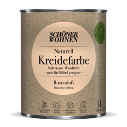 Schöner Wohnen Farbe Naturell Kreidefarbe 'Rosenduft' hellrosa matt 1 l