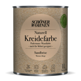 Schöner Wohnen Farbe Naturell Kreidefarbe 'Sandbrise' beige matt 1 l