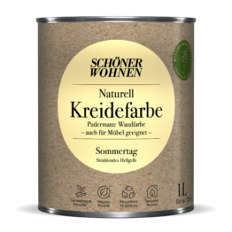 Schöner Wohnen Farbe Naturell Kreidefarbe 'Sommertag' hellgelb matt 1 l