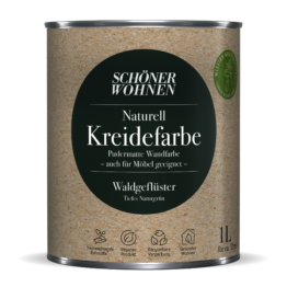 Schöner Wohnen Farbe Naturell Kreidefarbe 'Waldgeflüster' dunkelgrün matt 1 l