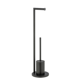 Wenko Stand WC-Garnitur 'Ferla' 2-in-1 schwarz