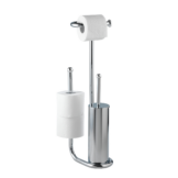 Wenko Stand WC-Garnitur 'Universalo' 3-in-1 verchromt