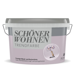 Schöner Wohnen Farbe Trendfarbe 'Donut' lila matt 1 l
